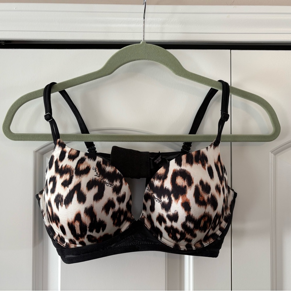 Victoria Secret Leopard Print Women's Push Up Bra